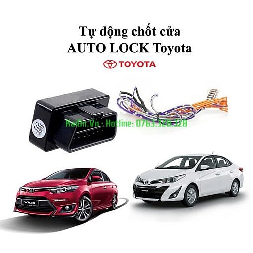 Chốt cửa tự động Auto lock Unlock xe